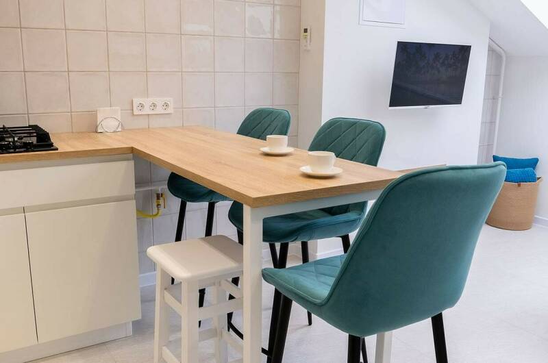 Дизайнерская мансарда в 150 метрах от моря